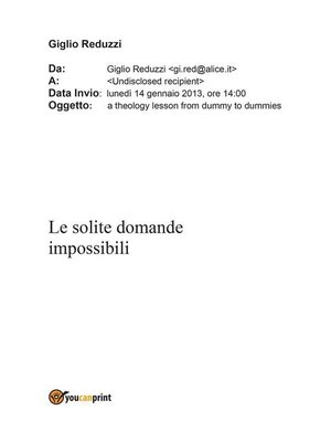 cover image of Le solite domande impossibili